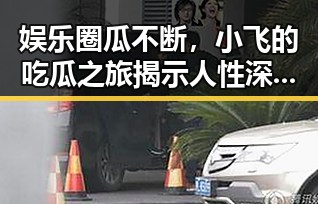 娱乐圈瓜不断,小飞的吃瓜之旅揭示人性深层次的变化